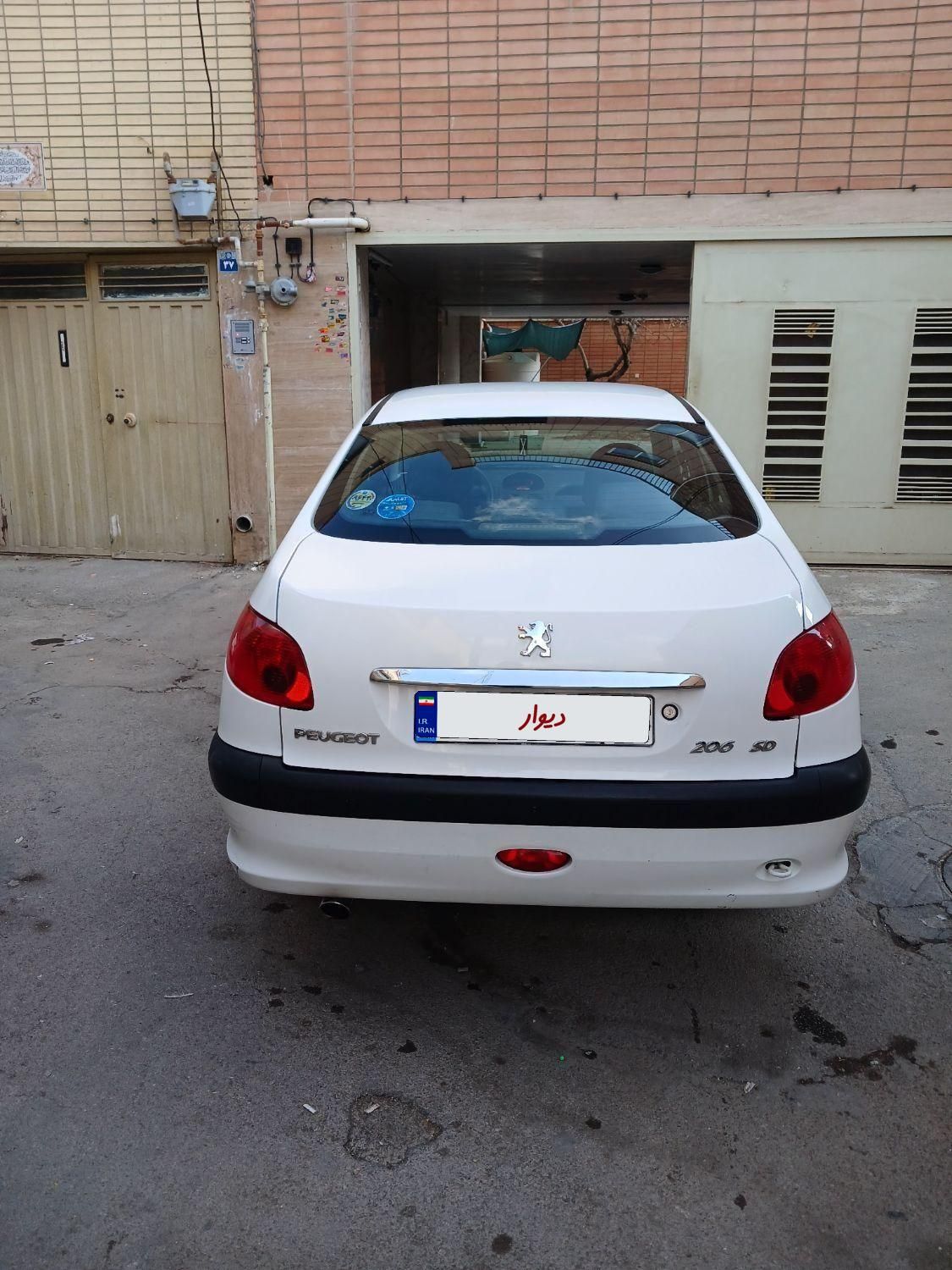 پژو 206 SD v8 - 1396