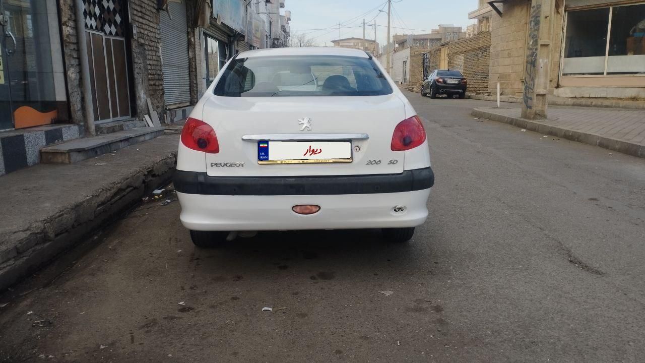 پژو 206 SD v8 - 1396