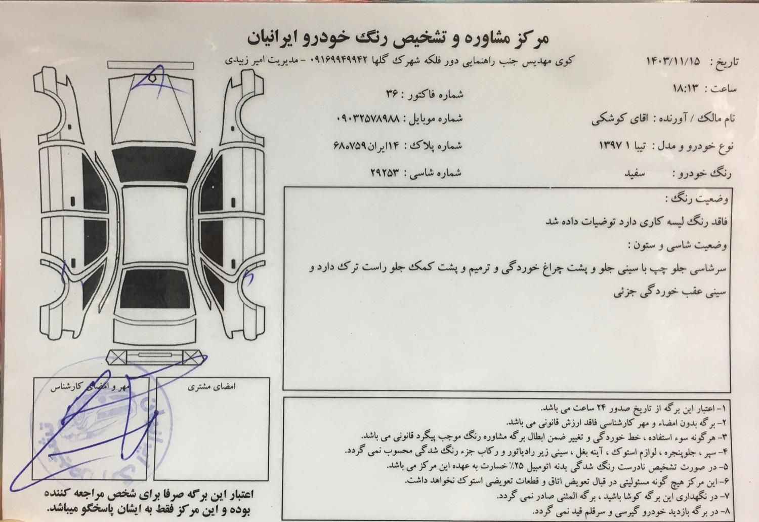 تیبا صندوق دار SX - 1397