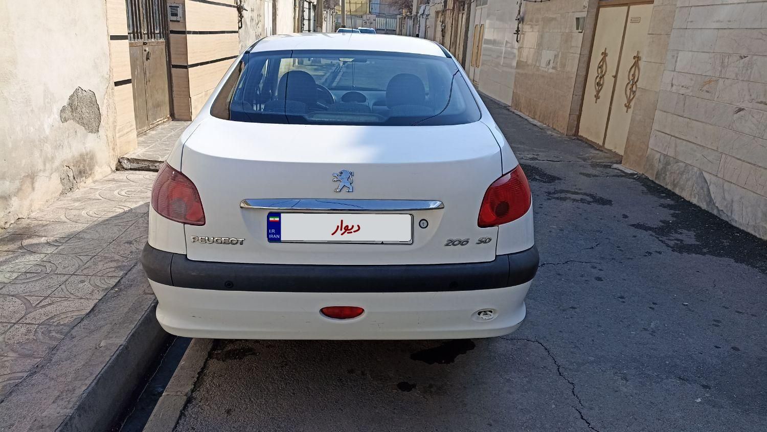 پژو 206 SD v8 - 1395