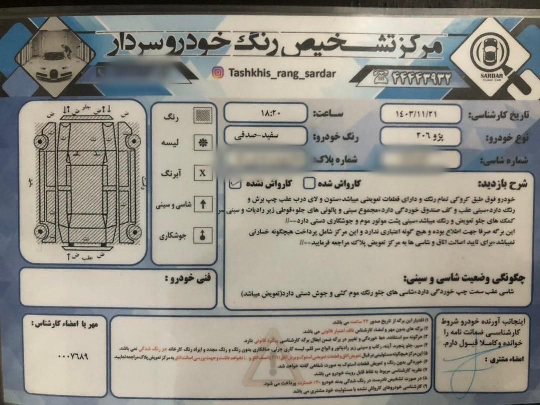 پژو 206 تیپ 2 - 1381