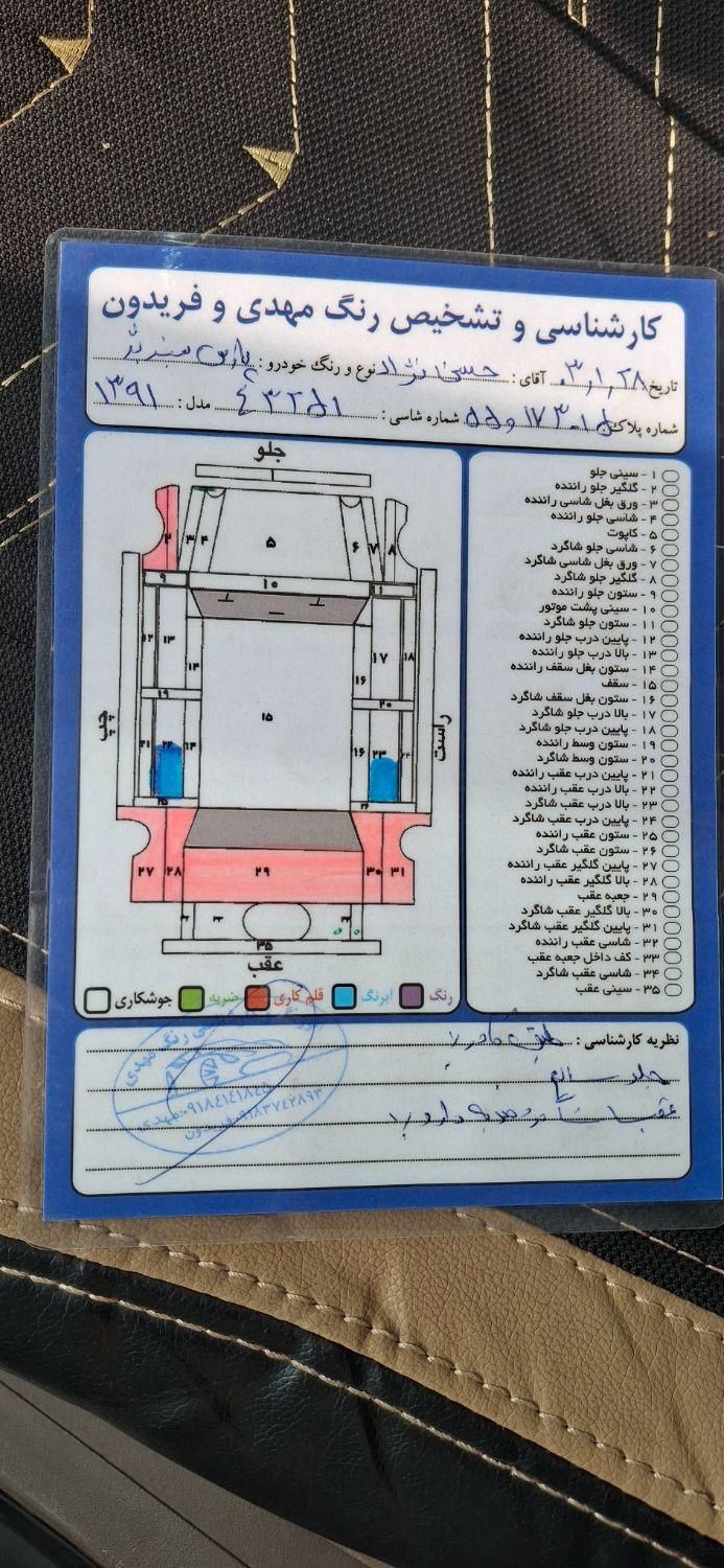 پژو پارس سال - 1391