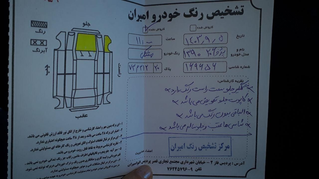 پژو 206 تیپ 6 - 1390