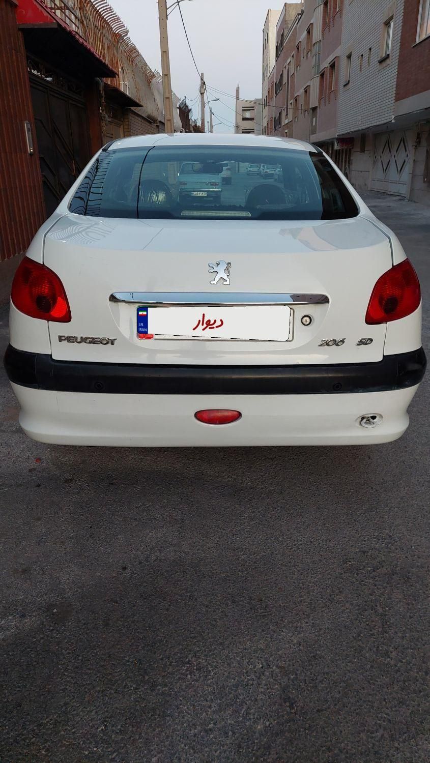 پژو 206 SD v8 - 1395