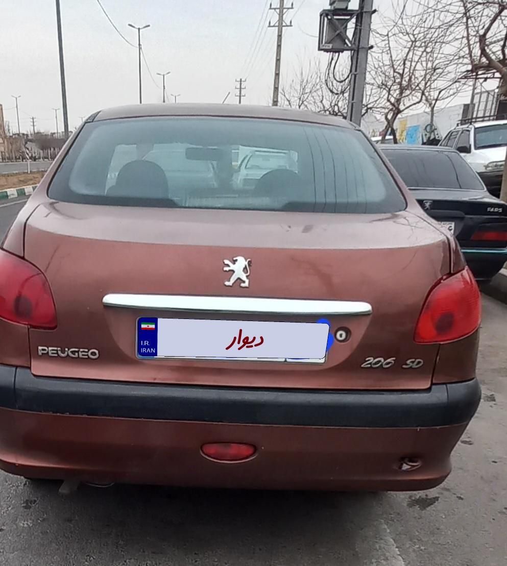 پژو 206 SD v8 - 1388