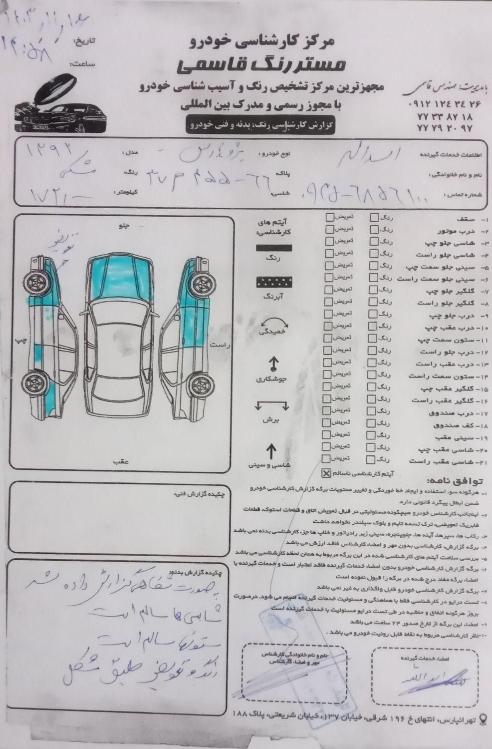 پژو پارس ELX-XU7P سفارشی - 1392