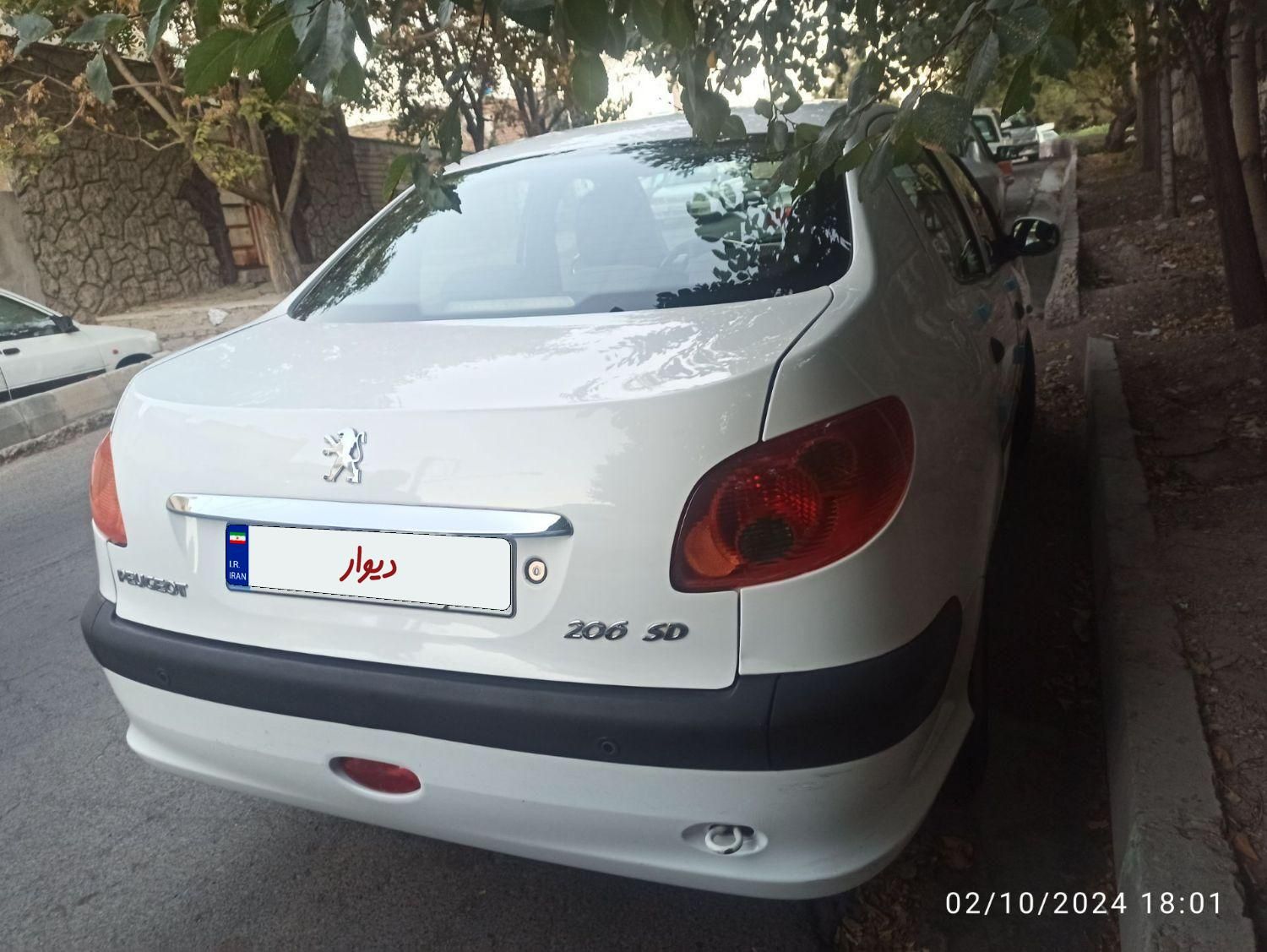 پژو 206 SD v8 - 1392