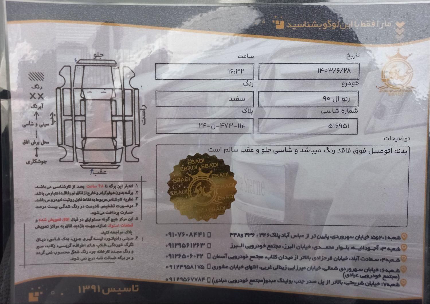 رنو تندر 90 اتوماتیک - 1394