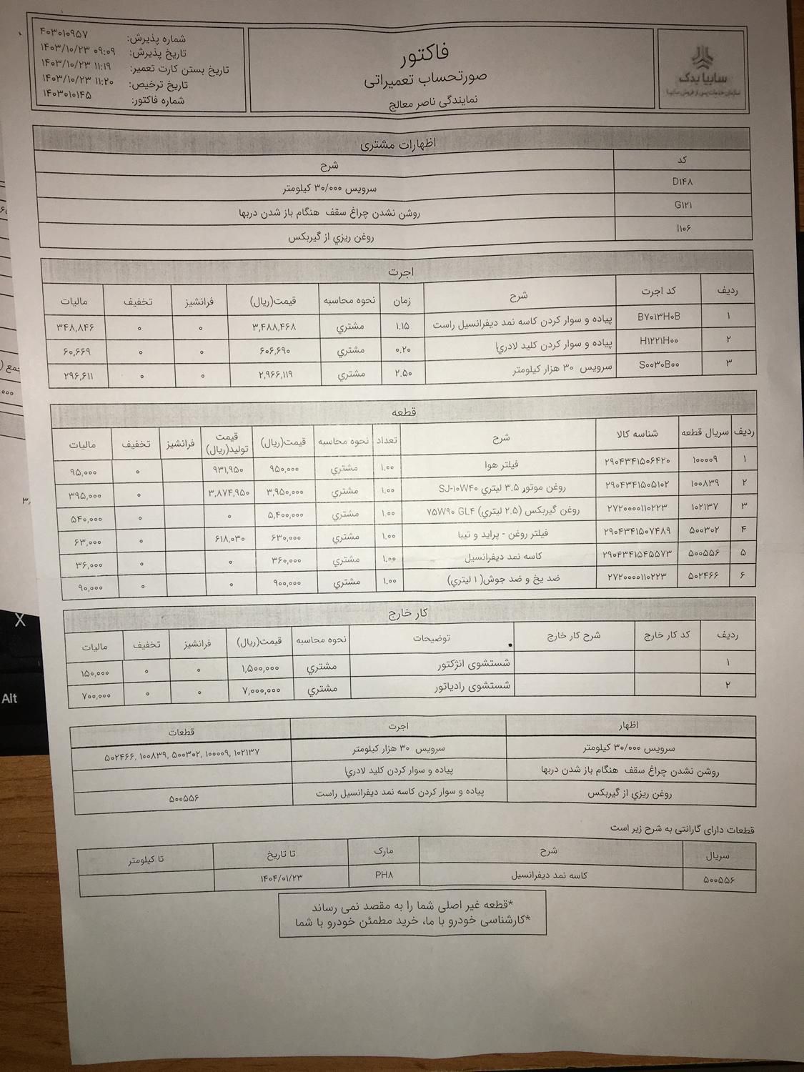 کوییک S دنده ای - 1402