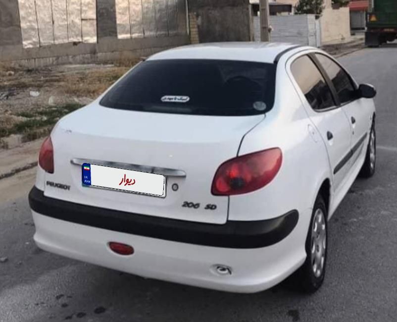 پژو 206 SD v8 - 1396