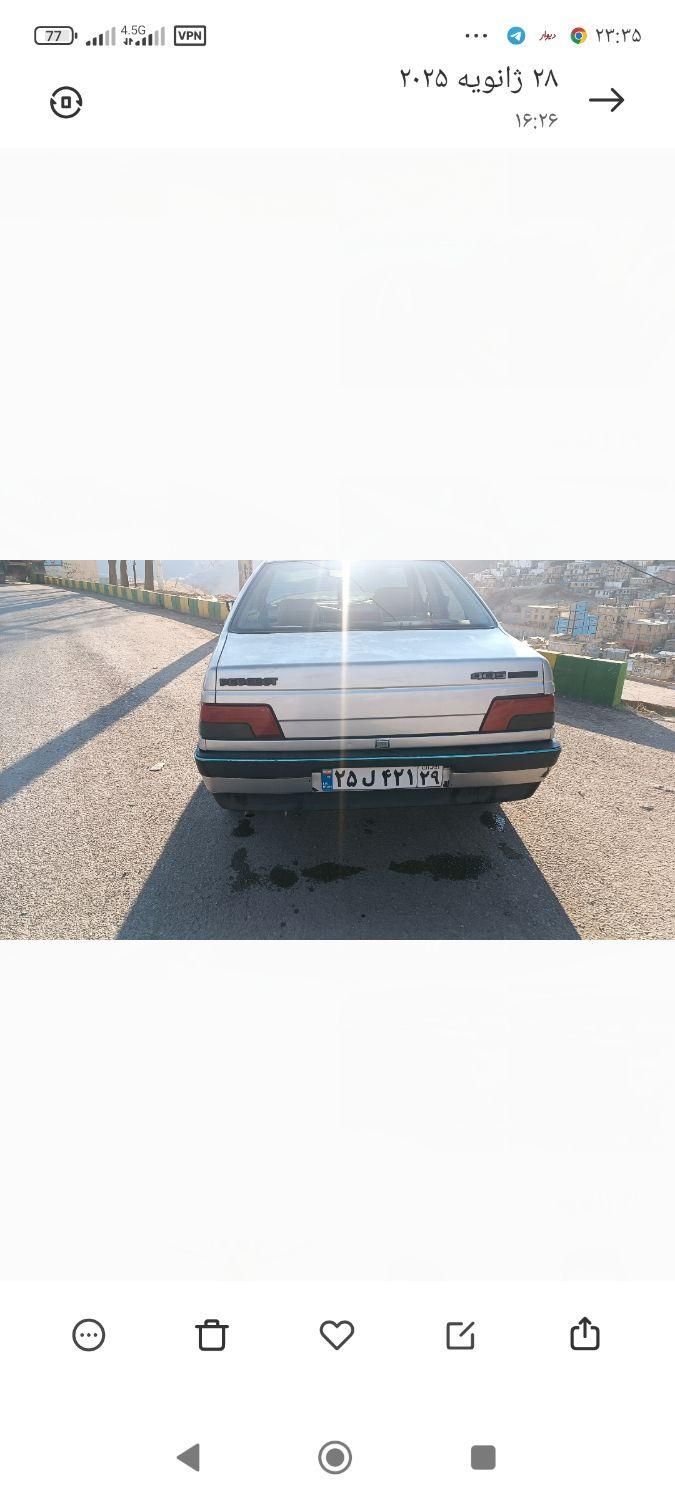 پژو 405 GL - دوگانه سوز CNG - 1373