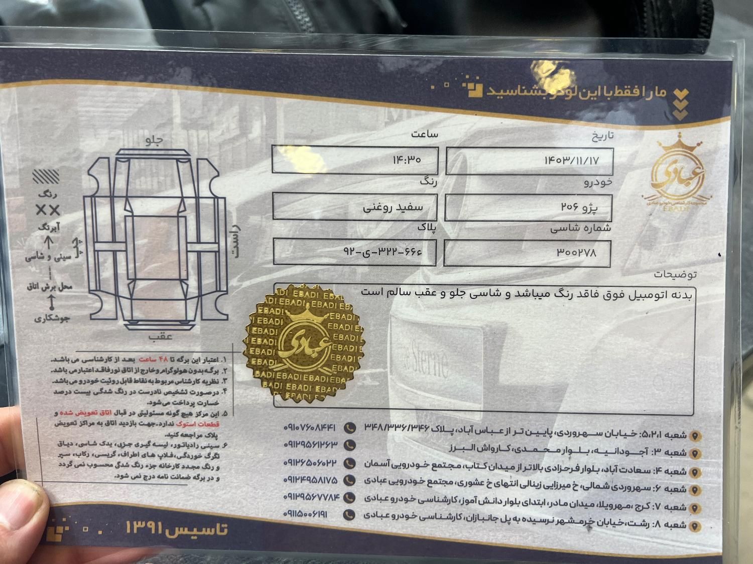 پژو 206 تیپ 2 - 1401