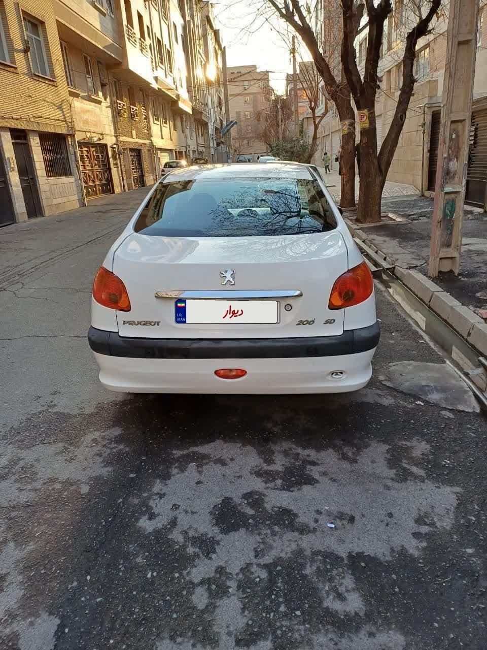 پژو 206 SD v8 - 1393