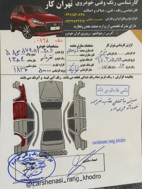 پژو 206 تیپ 2 - 1384