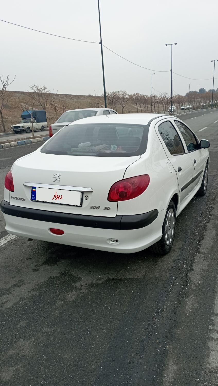 پژو 206 SD v8 - 1395