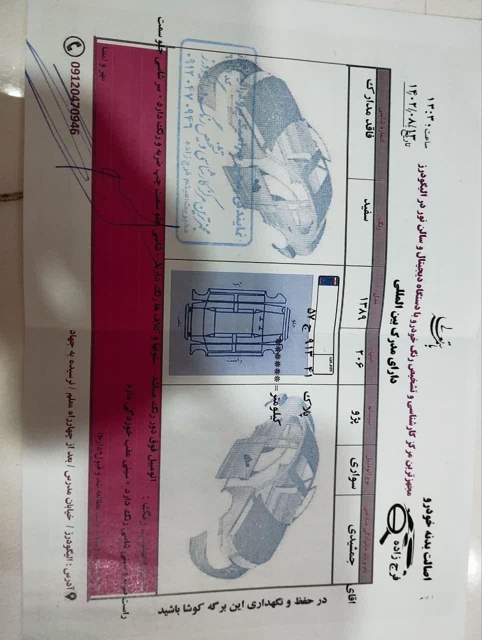 پژو 206 تیپ 2 - 1389