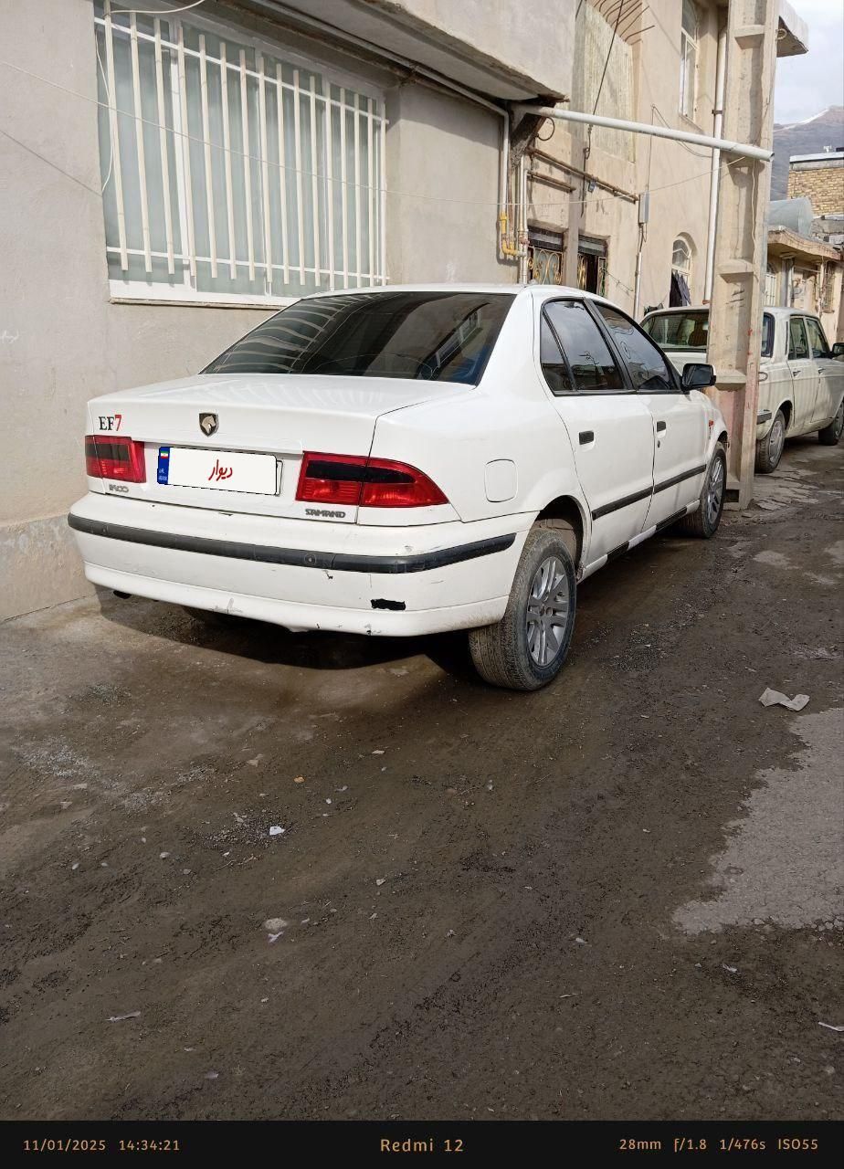 سمند LX EF7 دوگانه سوز - 1389