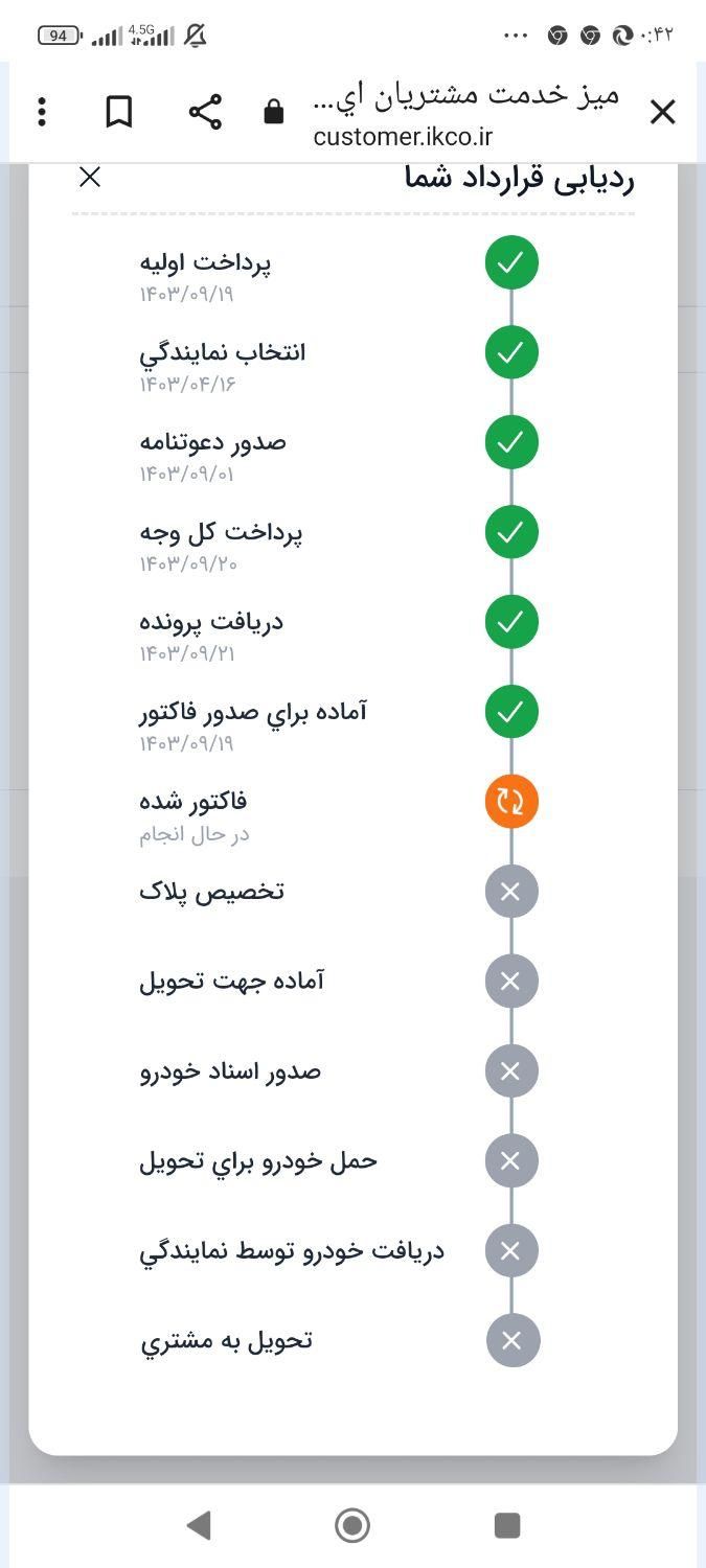 پژو 207 دنده ای پانوراما - 1403