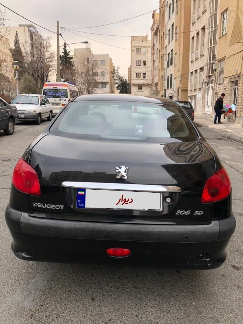 پژو 206 SD v8 - 1396