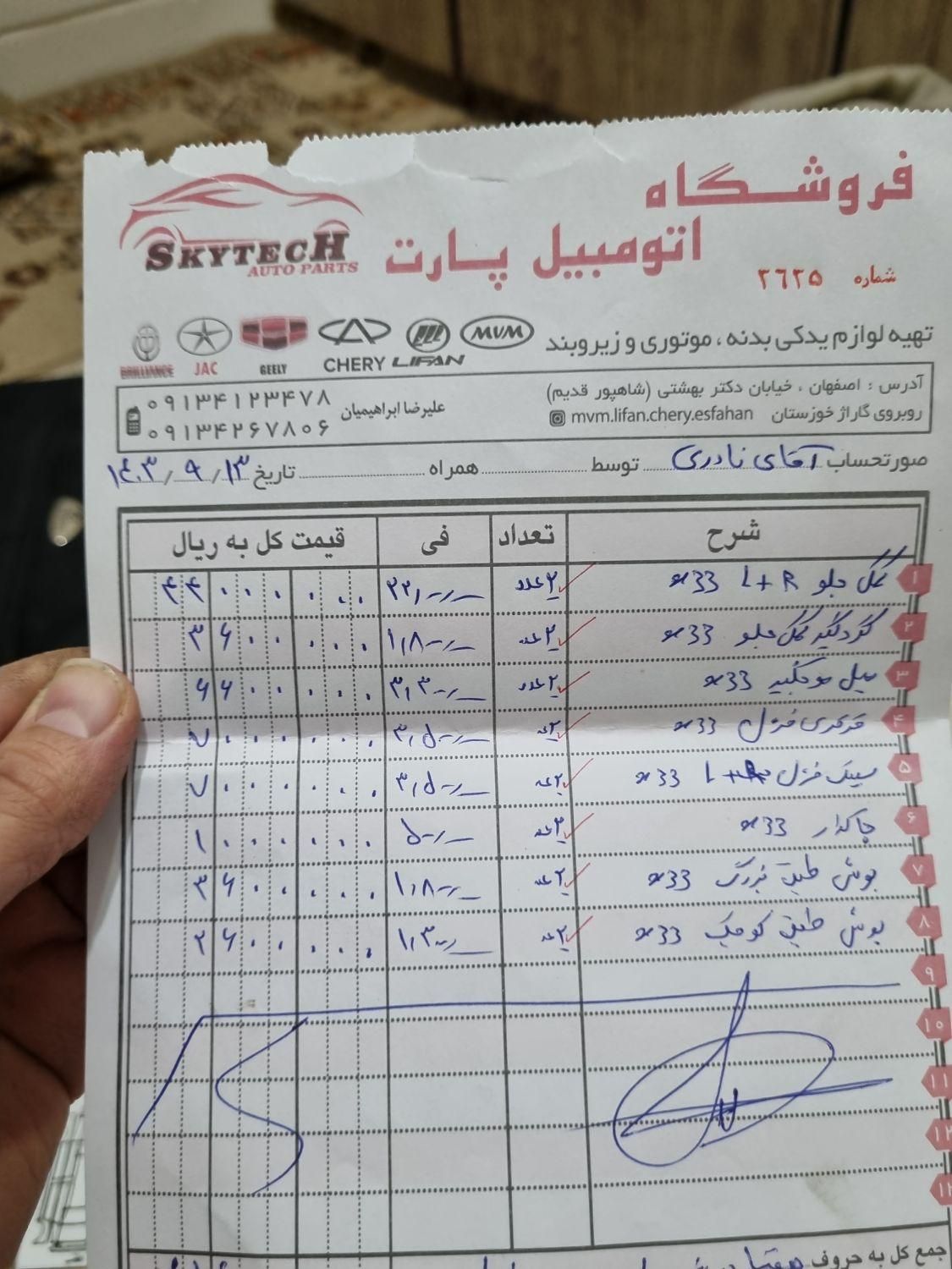 ام وی ام X33 جدید اتوماتیک - 2015