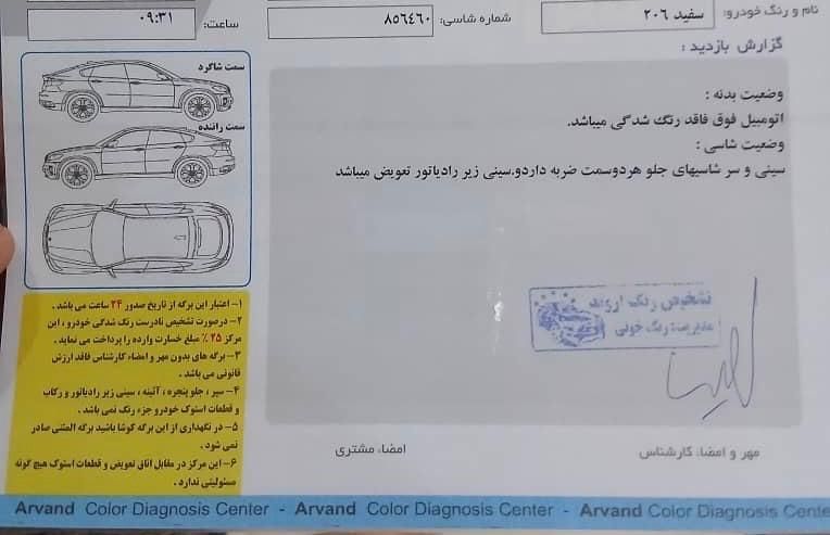 پژو 206 تیپ 5 - 1395