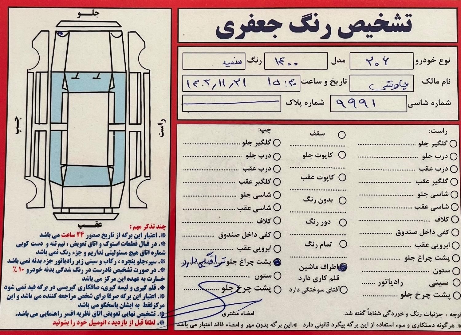 پژو 206 تیپ 2 - 1400