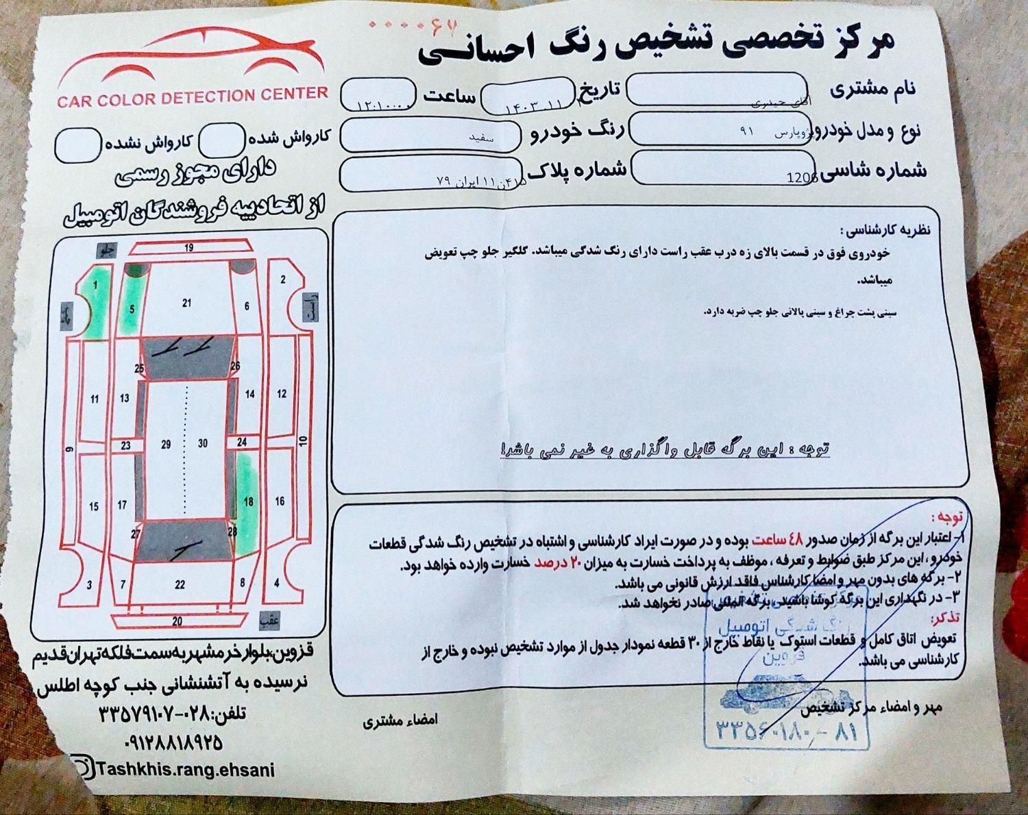 پژو پارس دوگانه سوز - 1391