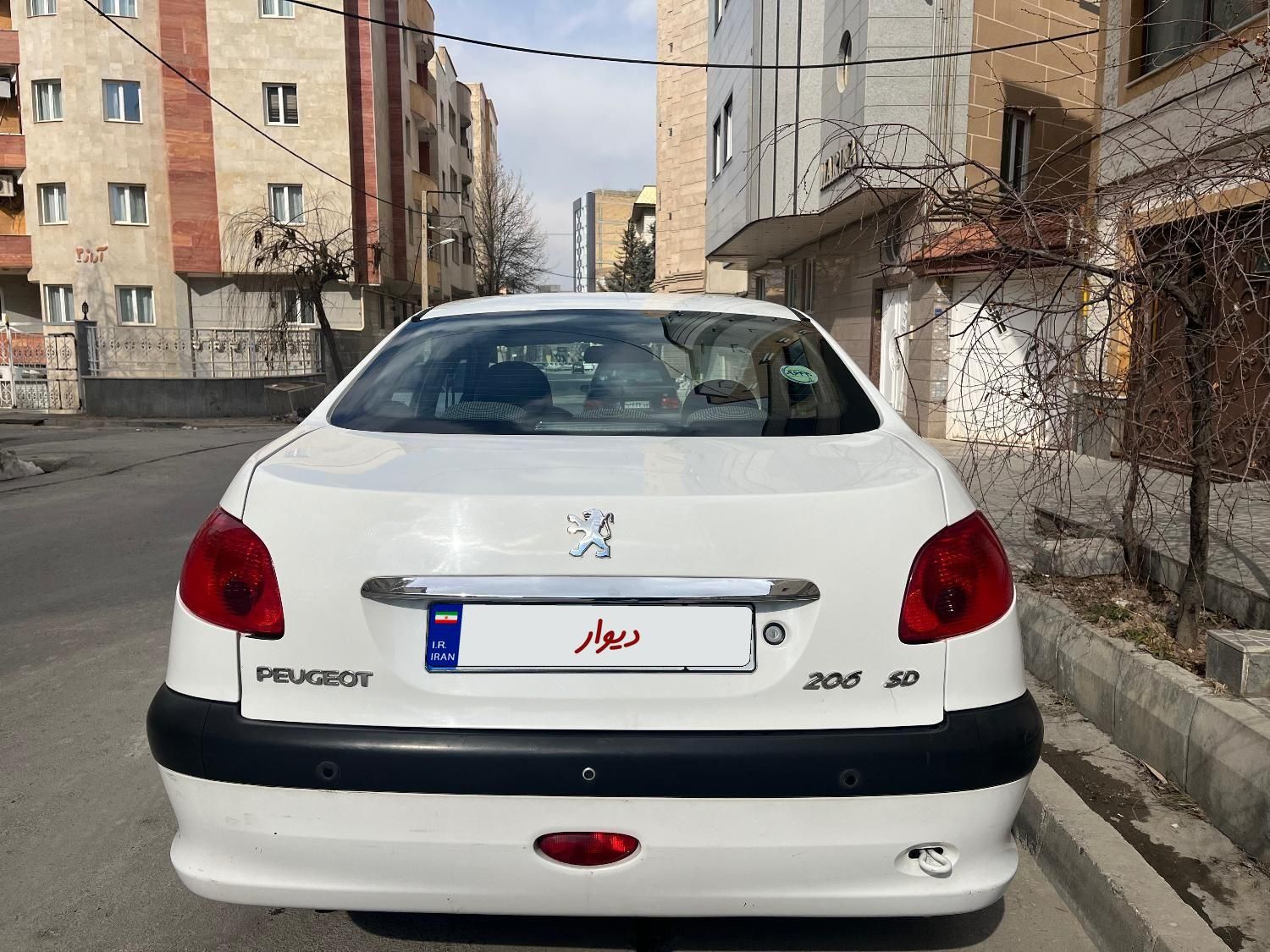 پژو 206 SD v8 - 1396