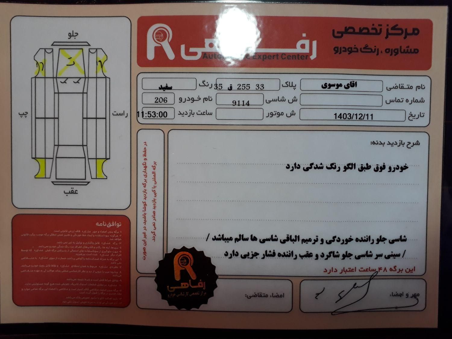 پژو 206 تیپ 2 - 1389