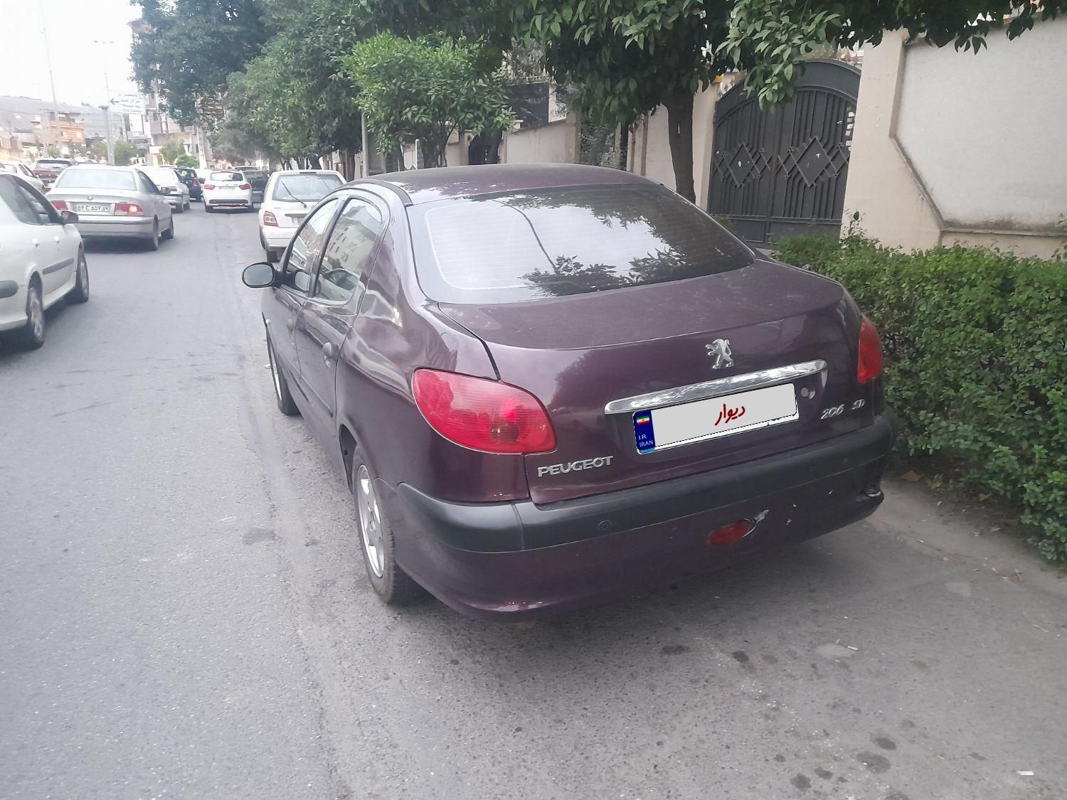 پژو 206 SD v8 - 1395