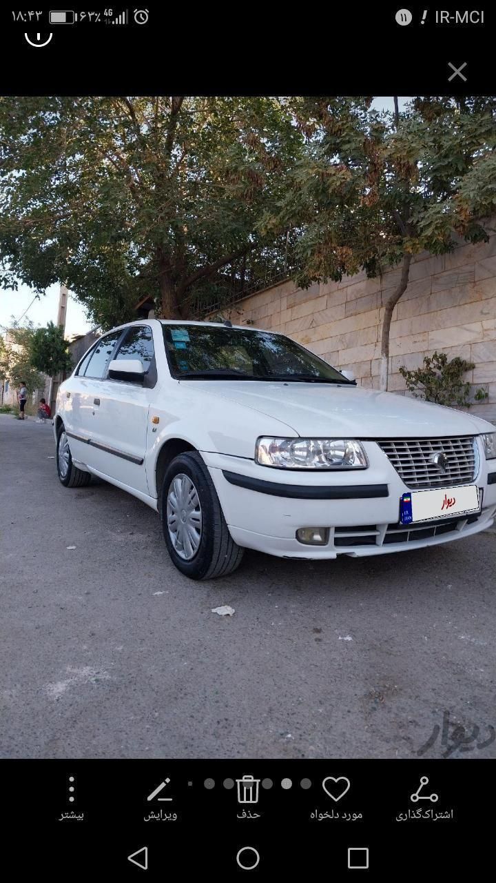 سمند LX EF7 دوگانه سوز - 1396