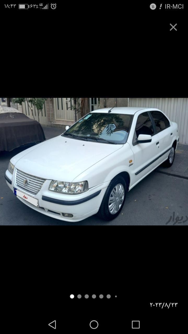 سمند LX EF7 دوگانه سوز - 1396