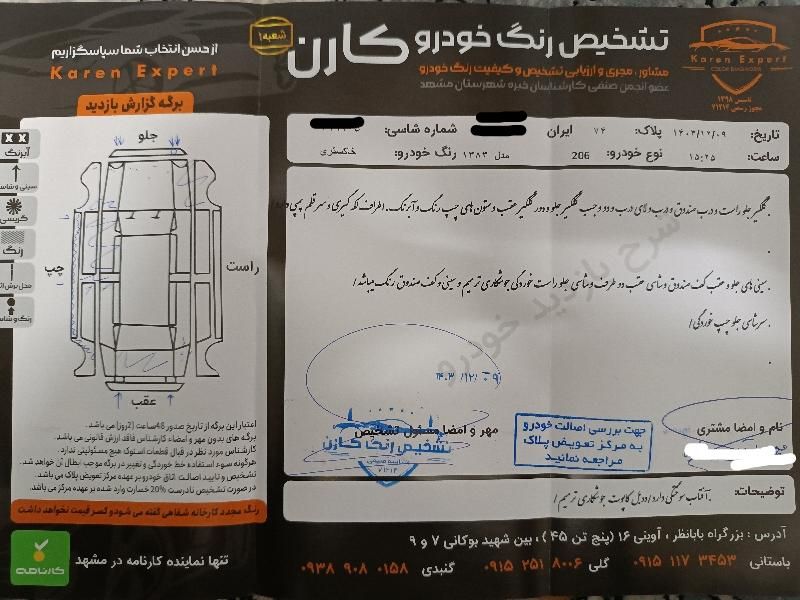 پژو 206 تیپ 2 - 1383