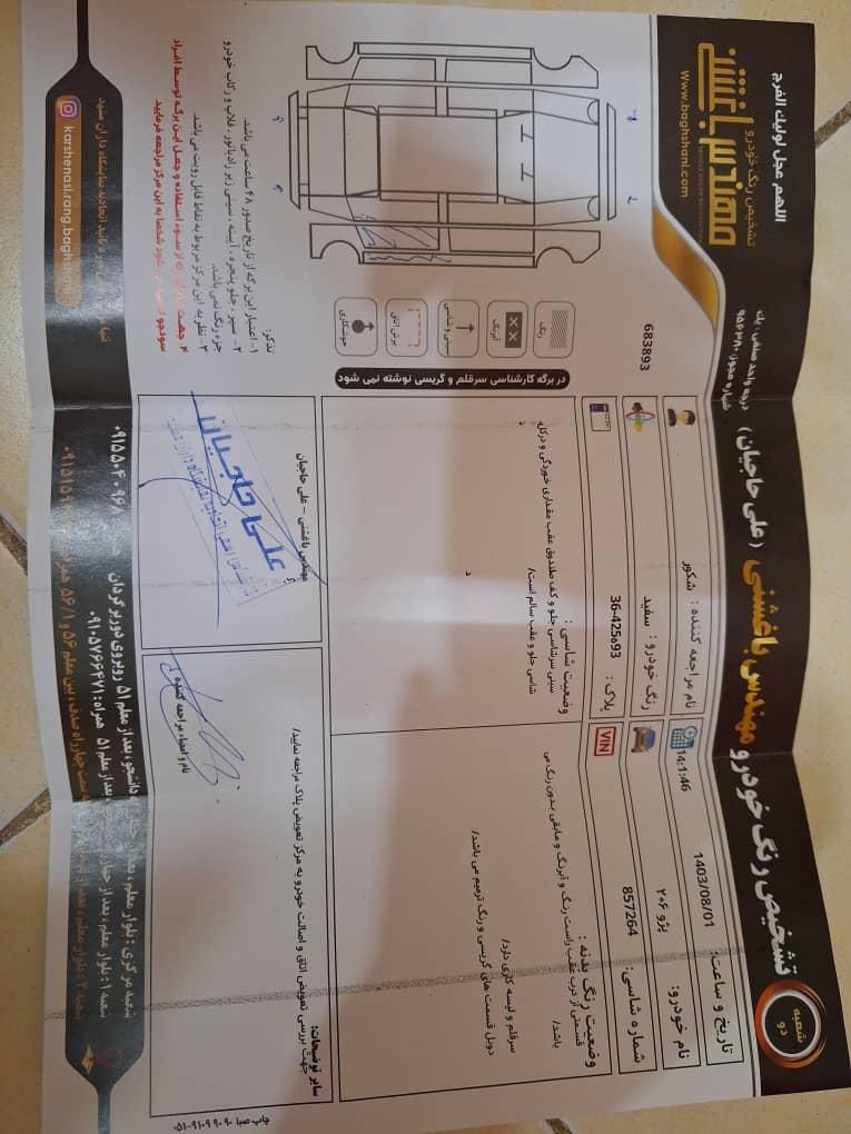 پژو 206 تیپ 5 - 1395