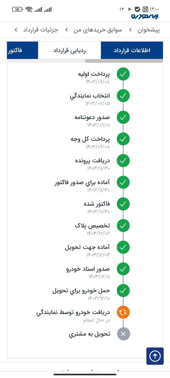 پژو 207 دنده‌ای - 1403