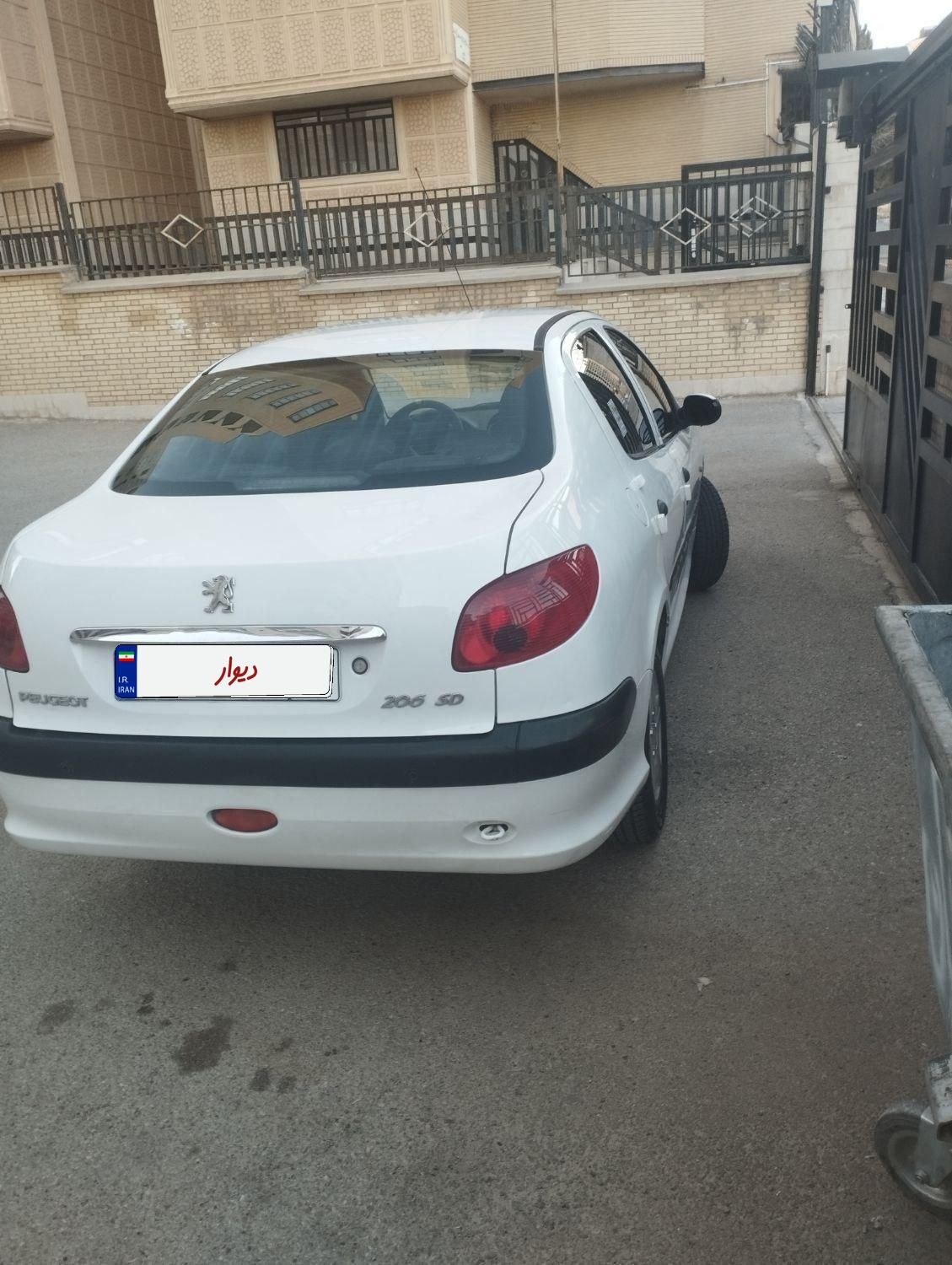 پژو 206 SD v8 - 1395