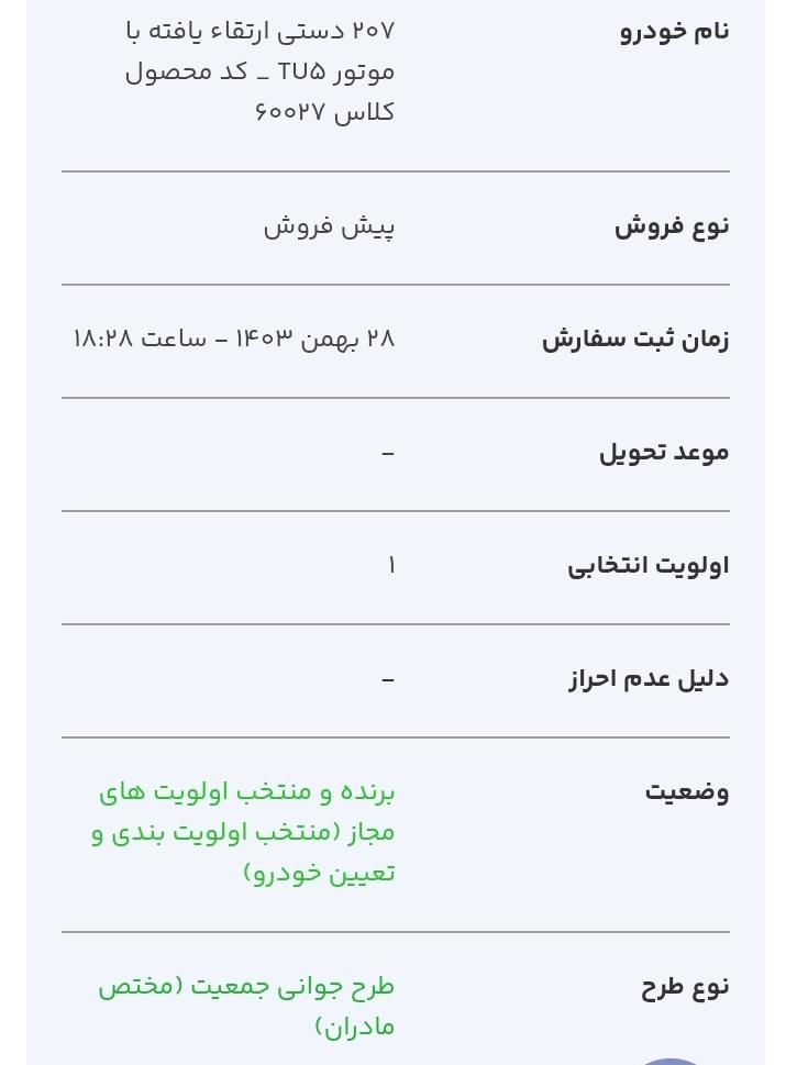 پژو 207 پانوراما دنده‌ای - 1403