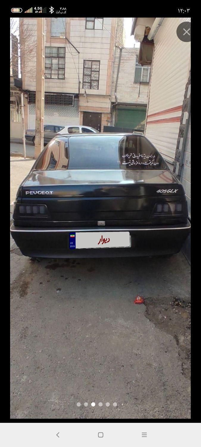 پژو 405 GLI - دوگانه سوز CNG - 1383