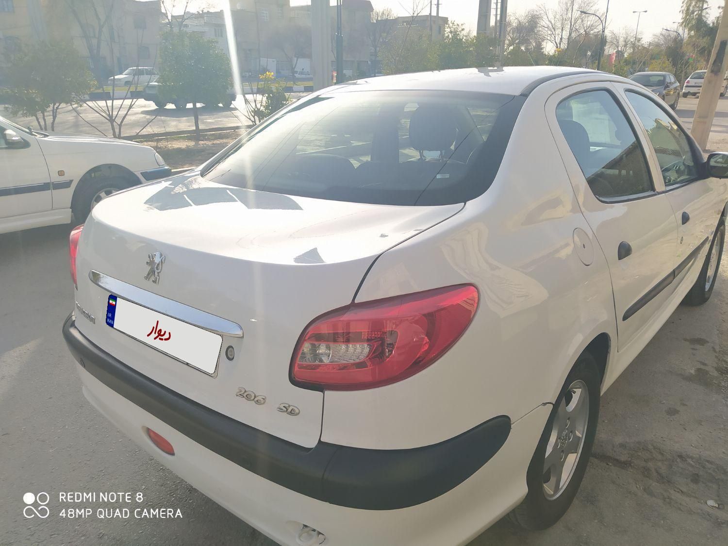 پژو 206 SD v8 - 1395