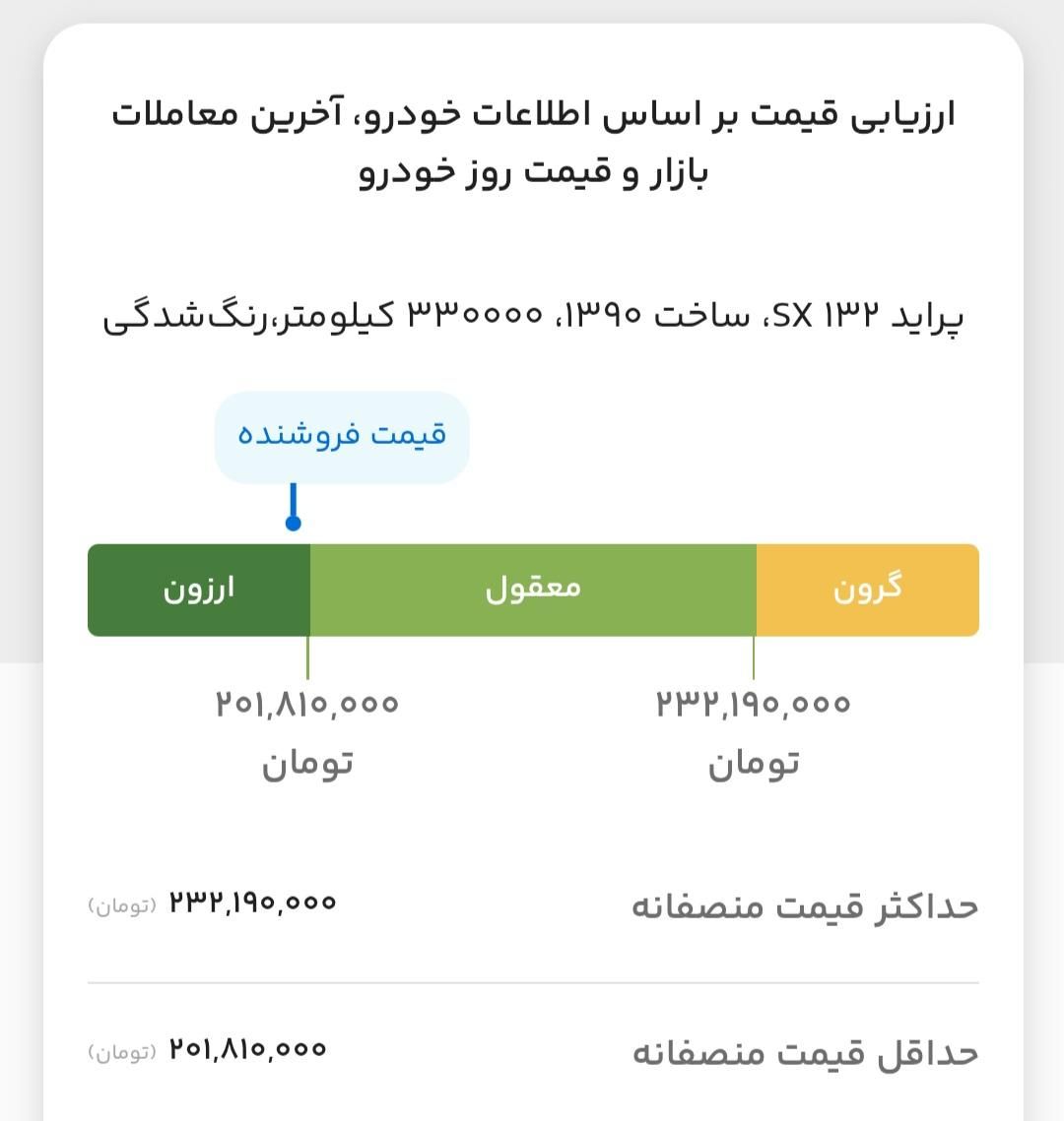 پراید 132 SX - 1390