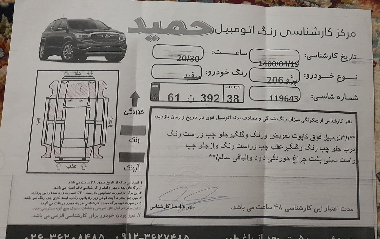 پژو 206 تیپ 2 - 1389