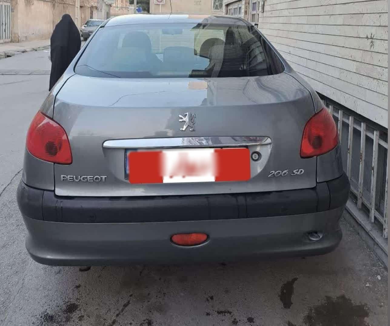 پژو 206 SD v8 - 1395