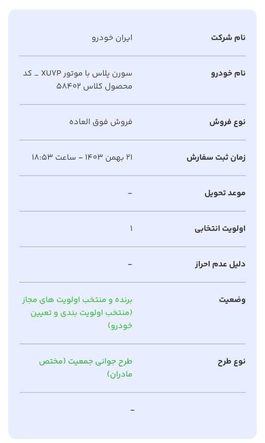 سمند سورن پلاس EF7 بنزینی - 1403