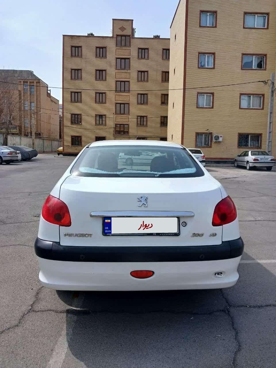 پژو 206 SD v8 - 1396