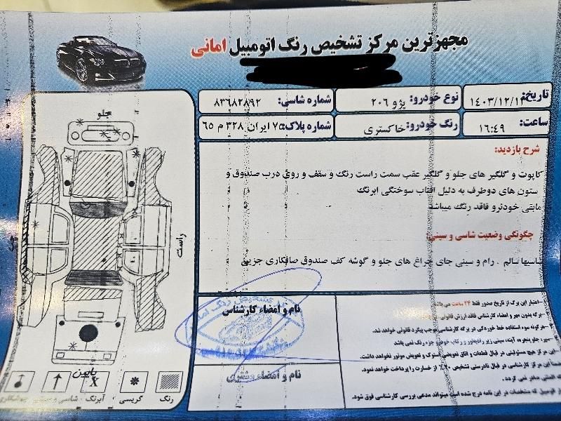 پژو 206 تیپ 5 - 1384