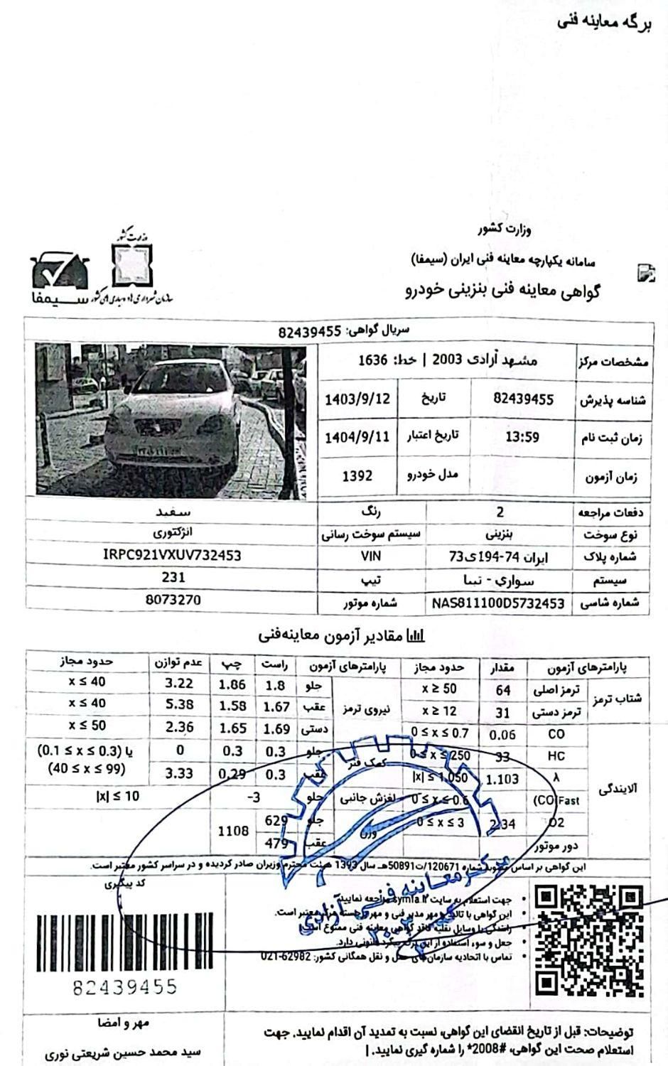 تیبا صندوق دار SX - 1392