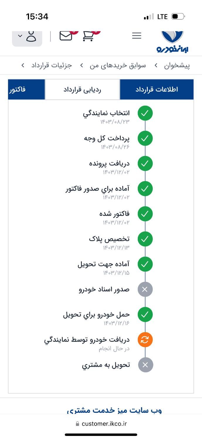 پژو 207 اتوماتیک TU5P - 1404