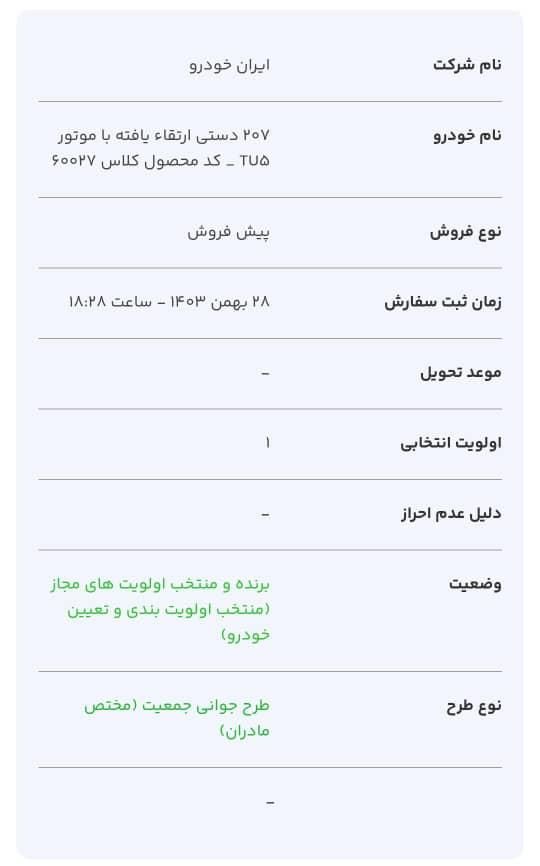 پژو 207 پانوراما دنده‌ای - 1404