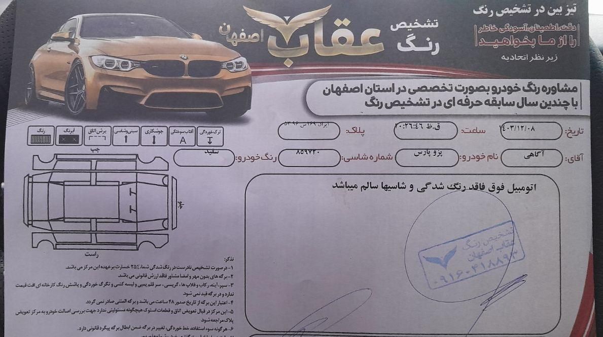 پژو پارس ELX-XU7P سفارشی - 1401