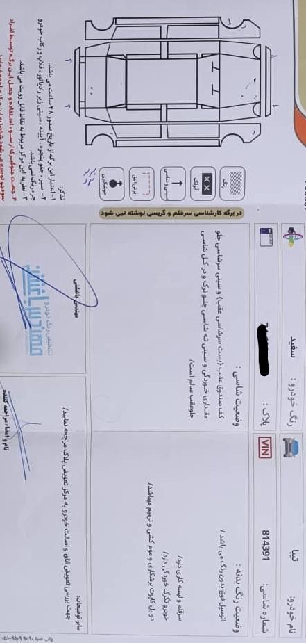 تیبا صندوق دار SX - 1394